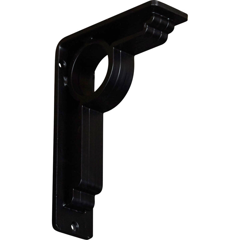 2"W x 5 1/2"D x 8"H Maria Wrought Iron Bracket, (Triple center brace) (6-Pack), 2" x 8"