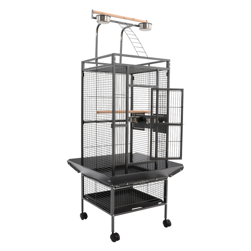 Cage à oiseau avec roues Cage à perroquet grande cage à oiseau