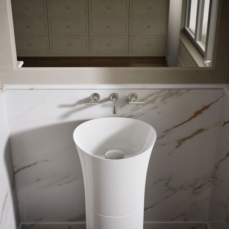 Veil® Lavatory No Overflow, White