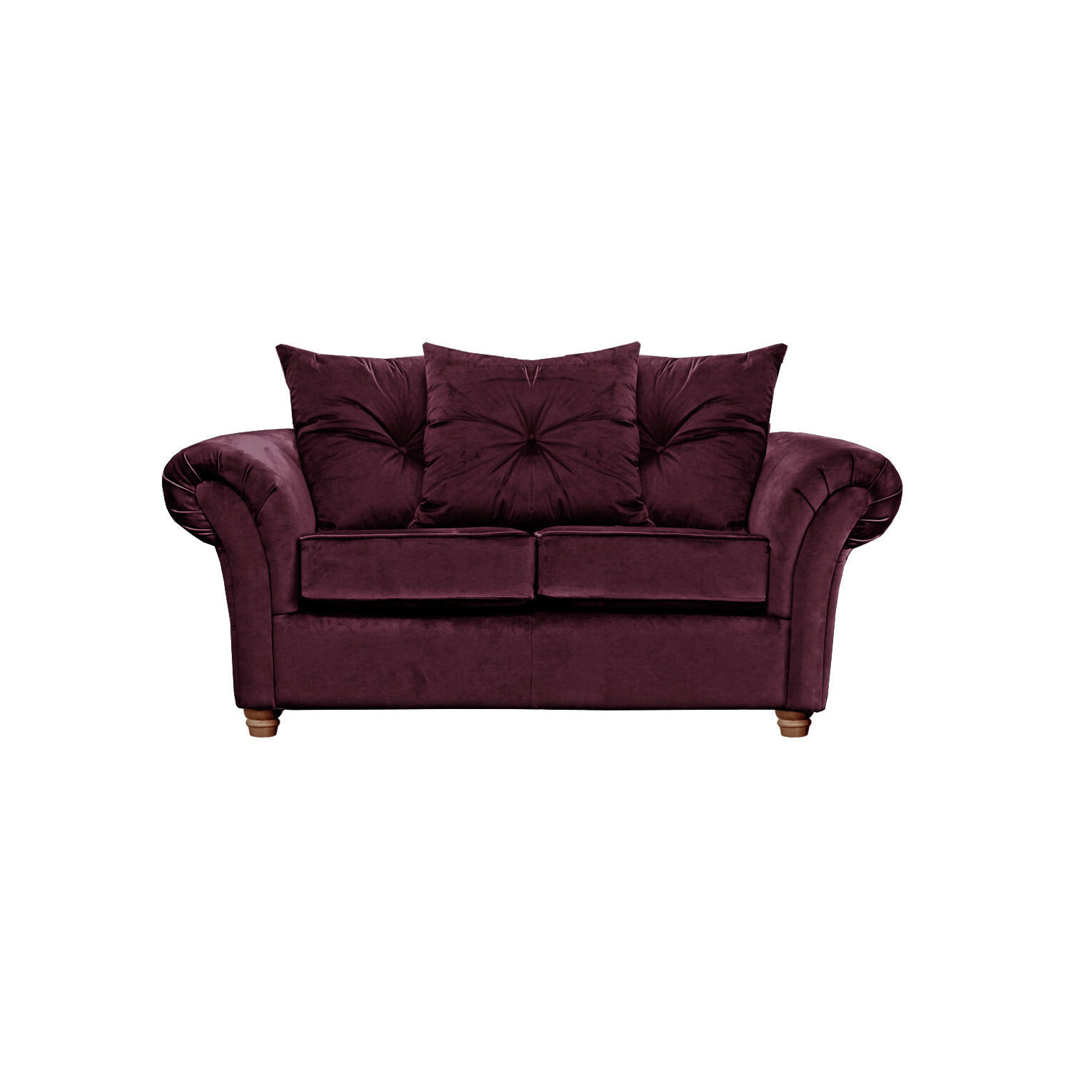 Mercer41 Sofa Lila aus Samt | Wayfair.de