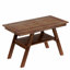 Ensemble de table de salle à manger 6 pièces à hauteur de comptoir en bois avec tablette de rangement, ensemble de table de cuisine avec banc et 4 chaises, style rustique-1357983056