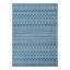 Tapis géométrique bleu foncé World Menagerie-186432051