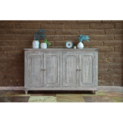 Bourneville 71.25'' Solid Wood Sideboard