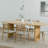 Oval Wood Dining Table with 2 Legs-1315168846-1315168845