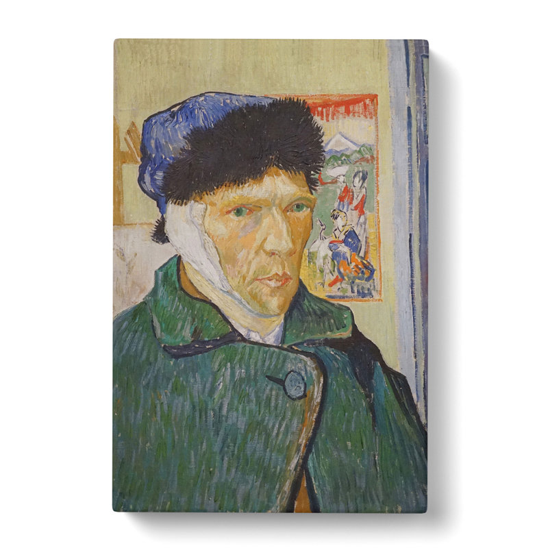 Self-Portrait with Bandage by Vincent Van Gogh - Wrapped Canvas, 76cm H x 50cm W x 3cm D