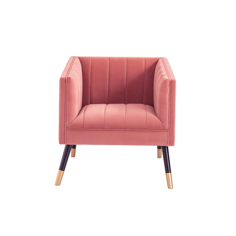 Vernardo Velvet Armchair, Pink