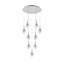 Luminaire suspendu en forme de goutte DEL à 9 lumières Carilyn-1528964430-1528964426