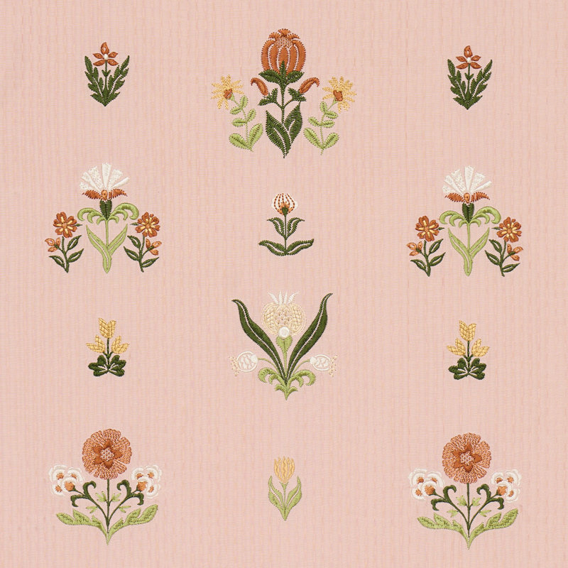 Elmslie Embroidery Fabric, Petal