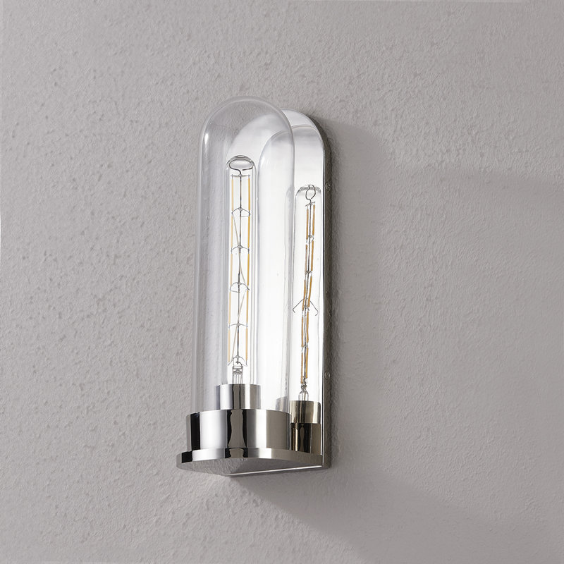 Applique murale 1 lumière IRWIN, Nickel poli