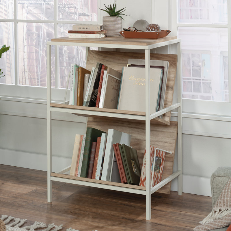 Solt Bookcase, 36.811" H x 25.118" W x 18.504" D, Kiln Acacia
