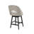 Cy Solid Wood Upholstered Counter Height Or Bar Height Swivel Barstool With Fabric Seat - Set Of 3-1150117245-1150117246