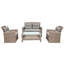 Ensemble de mobilier de patio en U