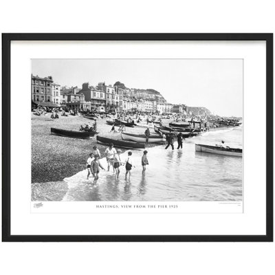 Hastings, View From The Pier 1925 by Francis Frith - Single Picture Frame Print