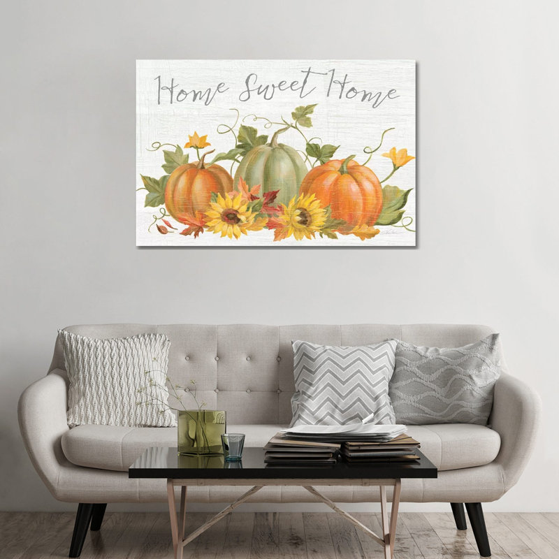 «Fall Splendor I» par Silvia Vassileva - impression d'art graphique, H 32 po x l 48 po x 1,5 po, Toile tendue, Pas de tapis