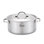 Casserole en acier inoxydable de 9,4 po à 3 plis Shine