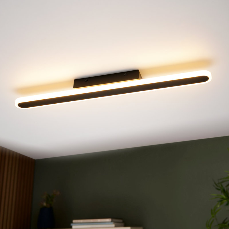 Solinell Dimmable Oval Minimalist Rectangular LED Wall Light