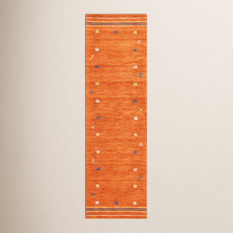 Danette Hand Loomed Wool Southwestern Indoor Rug, Runner 2'3" x 8'