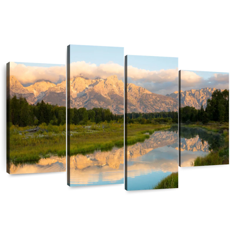 Alvord Grand Teton Schwabacher Landing, H 22 po x l 36 po