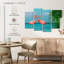 Blue Sea Flamingos-108866619