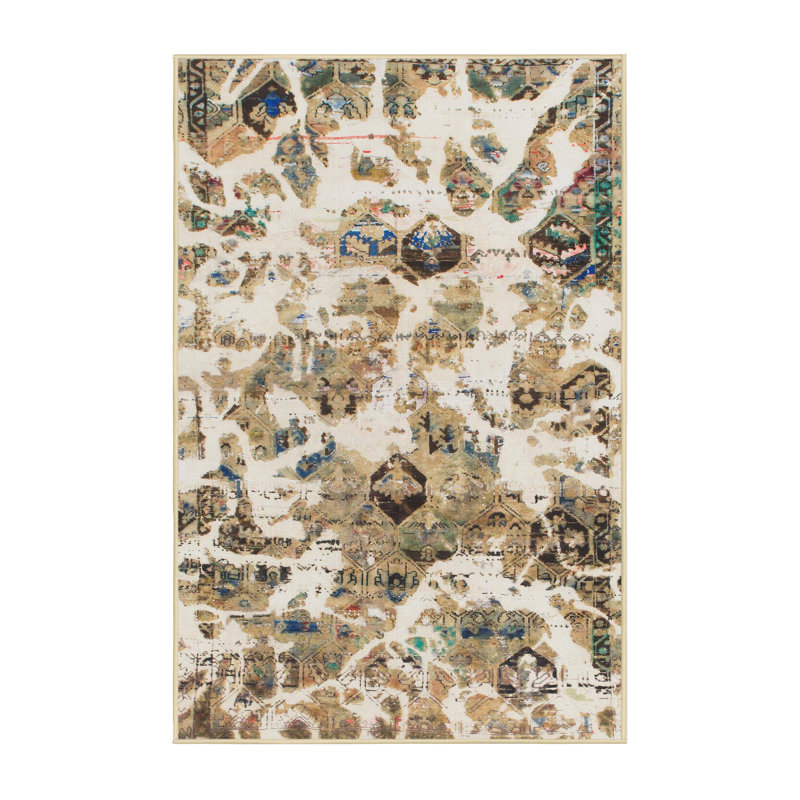 Tapis abstrait moderne 836, Rectangle de 2 pi x 3 pi