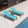 Purple Leaf 74.02'' Long Reclining Chaise Lounge Set With Table