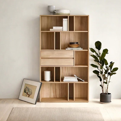 Nordic style simple light luxury bookcase