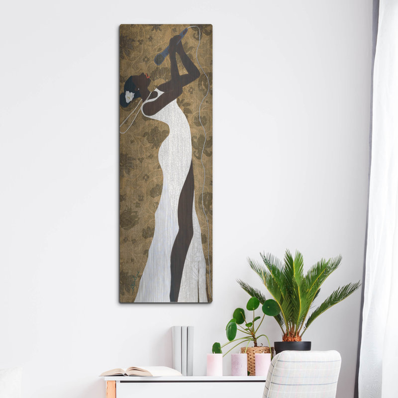 " Center Stage " by Phyllis Stephens, 48" H x 16" W