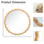 Miroir mural rond 27,5 po