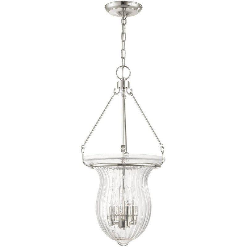 Luminaire suspendu urne 4 lumières Adola