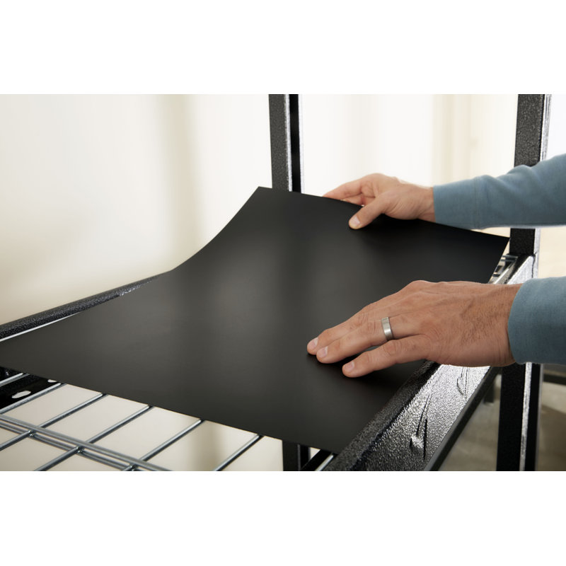 Black Matte 22" x 36" Rack Shelf Liners Set