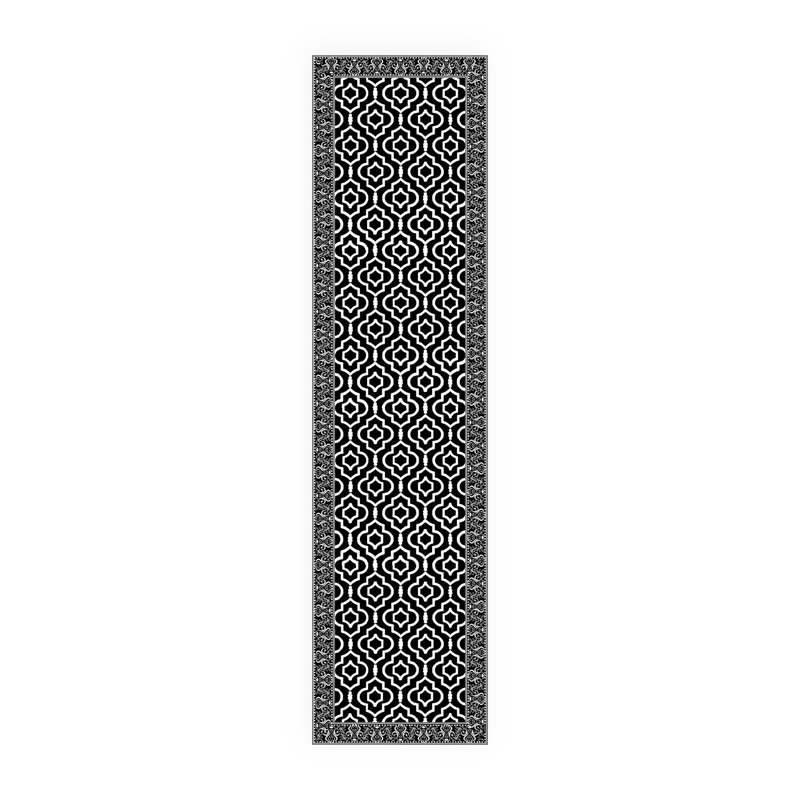 Bynoe Non-Slip Geometric Indoor Doormat, Runner 65 x 266cm
