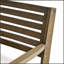 Chaise de salle à manger d'extérieur en bois d'acacia Helen, assise durable et élégante pour le patio et le jardin