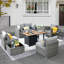 Ensemble de conversation modulaire avec coussins Hop-98495017-98495020