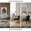 Élégante chaise d'appoint rembourrée avec coutures gaufrées-1798865641
