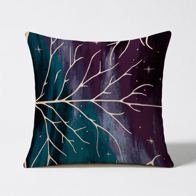 Moonlit Vines Indoor And Outdoor Throw Pillow, Square 20"
