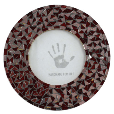 Willenborg Glass Beaded Picture Frame