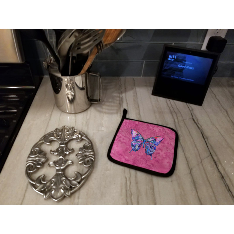 Poignée papillon, Rose