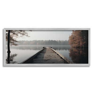«Woodland Lake Dock» par Ray Powers, reproduction de photo sur toile
