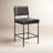 Popovich Upholstered Counter Stool with Metal Frame-84418943-83845265