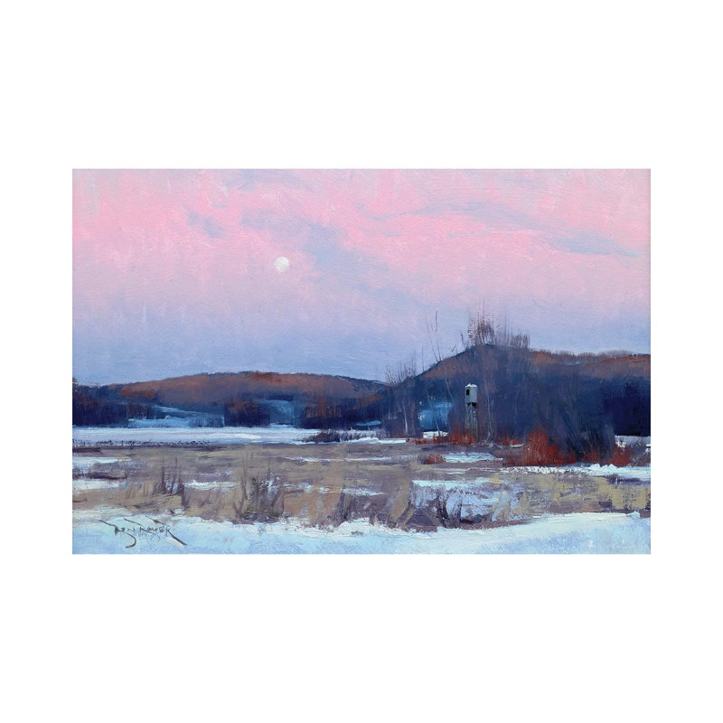 Soft Morning by Ben Bauer - Wrapped Canvas Painting, 30.48 cm H x 45.72 cm W