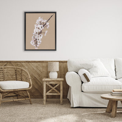 Cadre flottant Delicate Spring Apple Blossoms, design par Cady