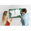 Magnetic Memo Board Whiteboard - 90 x 60 cm - With Marker and Magnets - Tropical leaves