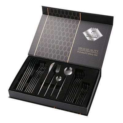 Wrought Studio Jenabelle Stainless Steel Flatware Set - Service for 6