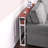 2-Tier Skinny Sofa Table With Outlet, White