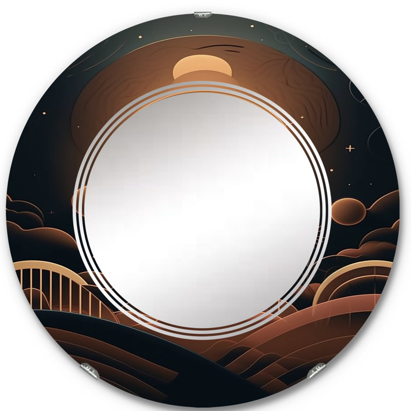 Miroir mural Dawnridge, 24 po x 24 po