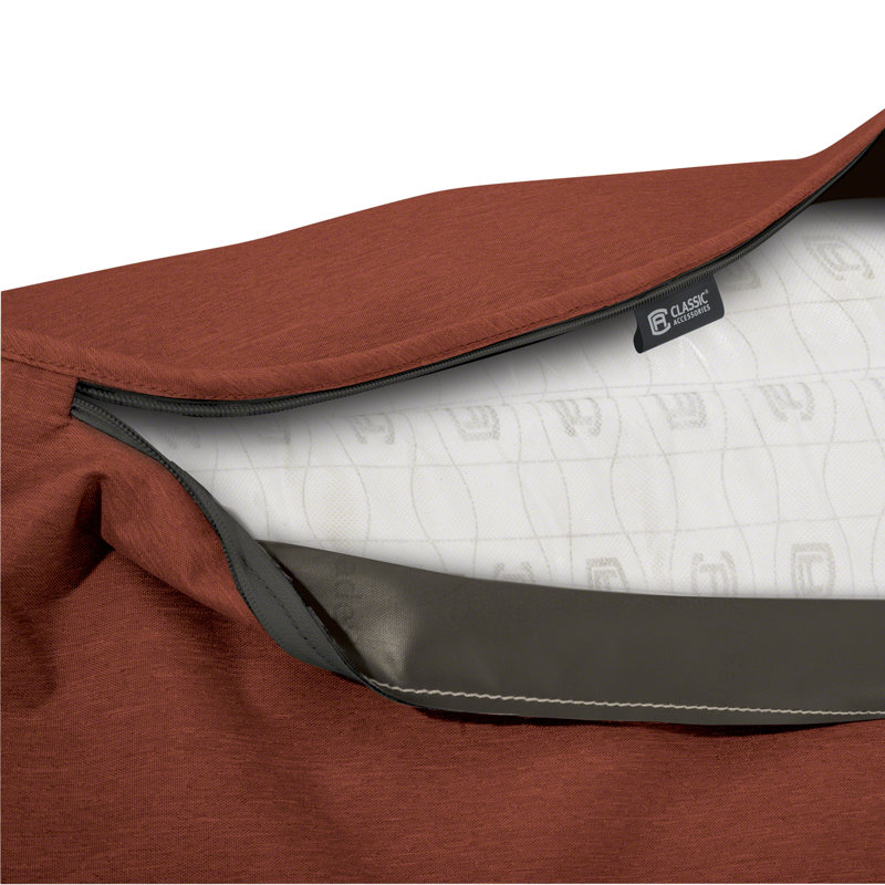 Searcy Polyester Outdoor Friendly Bean Bag Lounger, Red