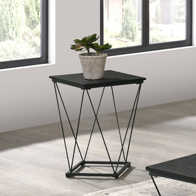 Ensemble de tables basses 3 pièces Adou, Noir