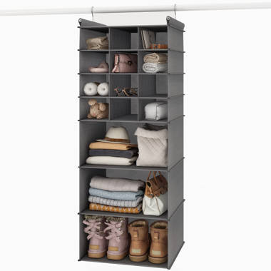 ClosetMaid Capsule 3-Cube Hanging Fabric Closet Organizer - Black