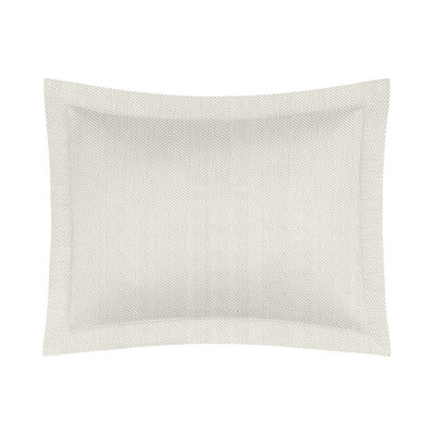 Zebra Chevron 100% Linen Sham