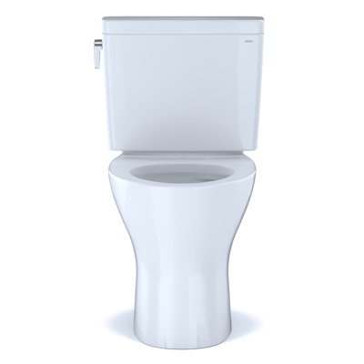Drake® Two-Piece Elongated Dual Flush 1.0 And 0.8 GPF Universal Height Dynamax Tornado Flush® Toilet For 10 Inch Rough-In With CEFIONTECT® With Toilet Seat